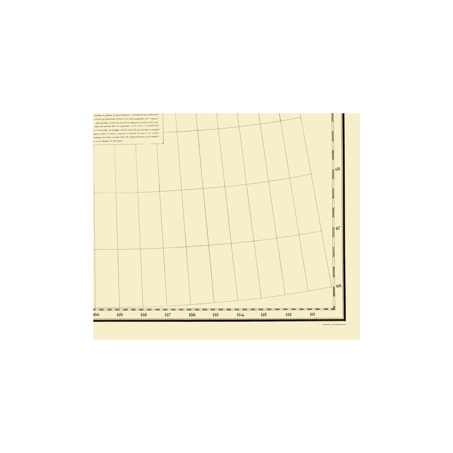 Historic State Map - Alaska North East - Vandermaelen 1827 - 23 x 27.08 - Vintage Wall Art