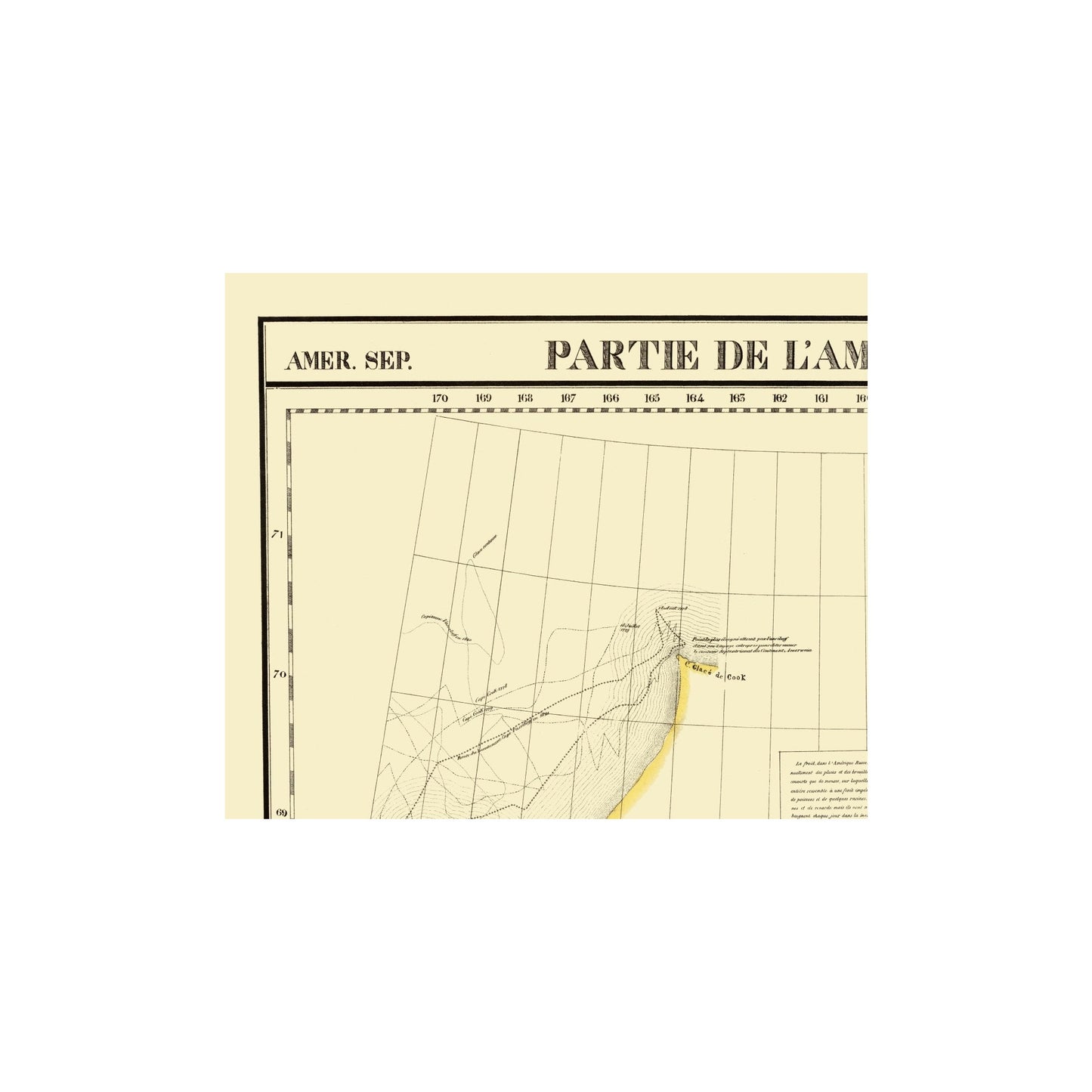 Historic State Map - Alaska North East - Vandermaelen 1827 - 23 x 27.08 - Vintage Wall Art