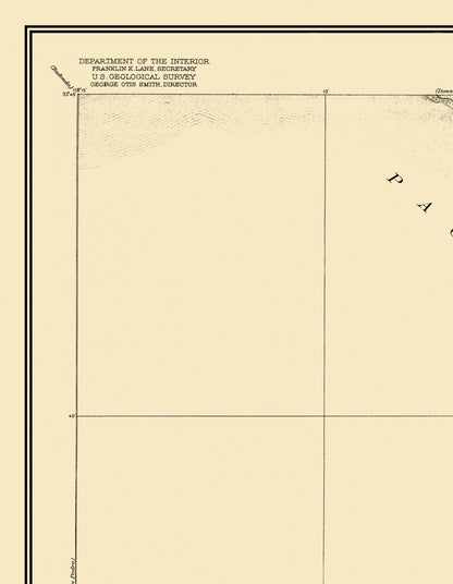 Topographical Map - Las Bolsas California Quad - USGS 1896 - 23 x 29.63 - Vintage Wall Art