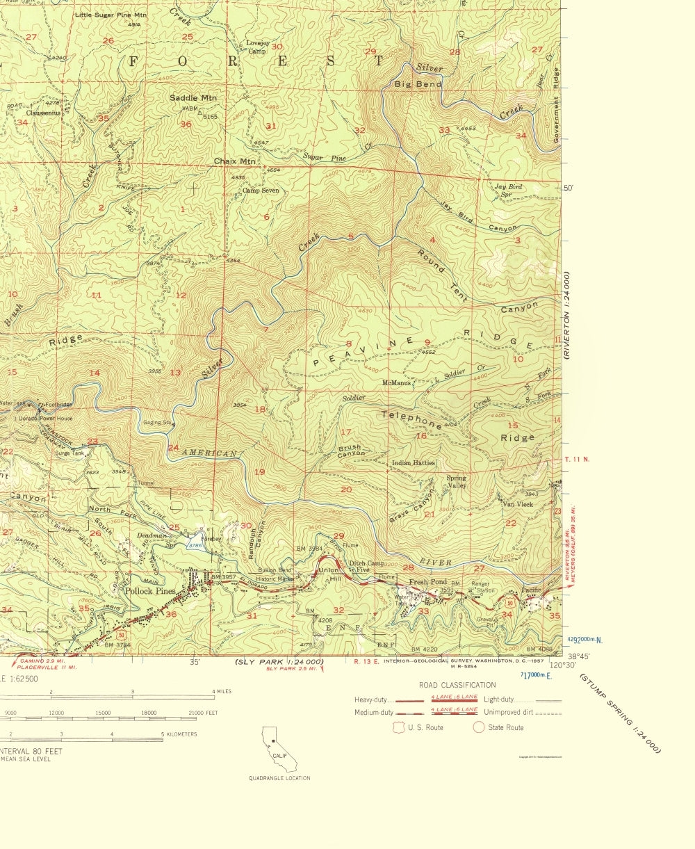 Topographical Map - Saddle Mountains California Quad - USGS 1956 - 23 x 28.09 - Vintage Wall Art