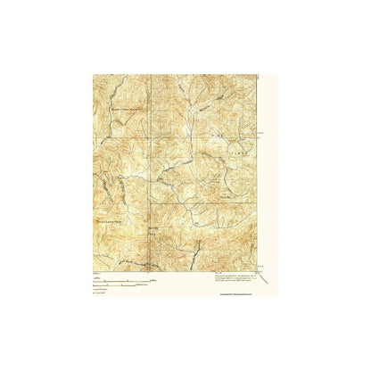 Tujunga Calif Map.pdf Topographical Map - Tujunga California Quad - USGS 1897 - Vintage Wall ...