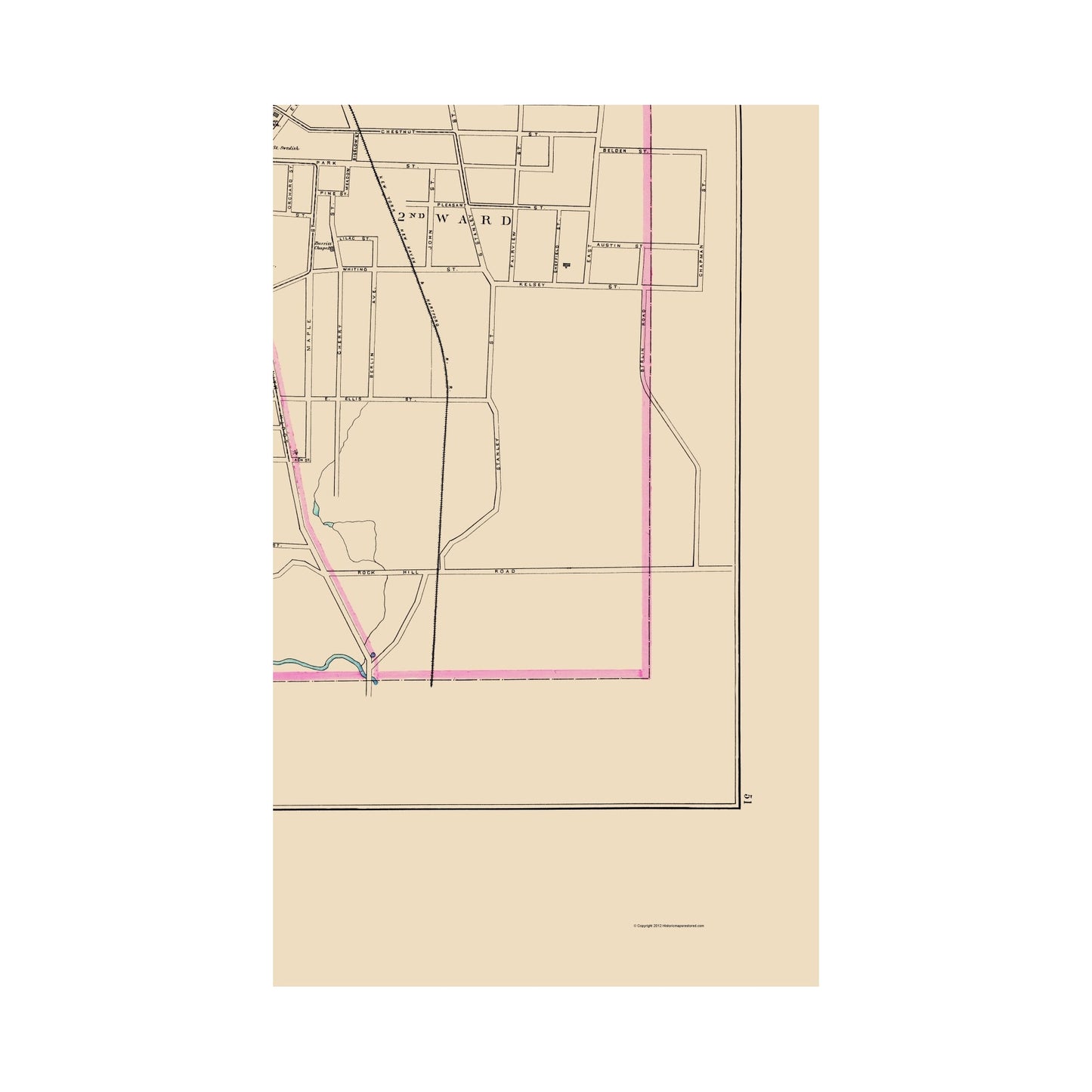 Historic City Map New Britain Connecticut Hurd 1893 23 x 37 16 Historic City Map New Britain Connecticut Hurd 1893 23 x 37 16