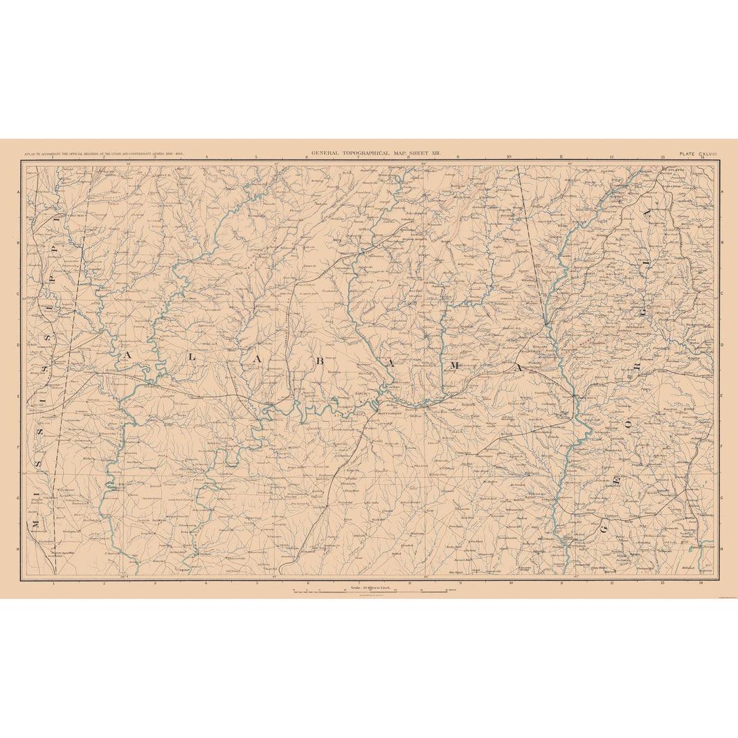 Historic Topographic Maps Alabama Maps of the Past