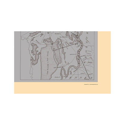 Historical Civil War Map - Missouri Theatre- Manouvrier 1862 - 23 x 35.58 - Vintage Wall Art