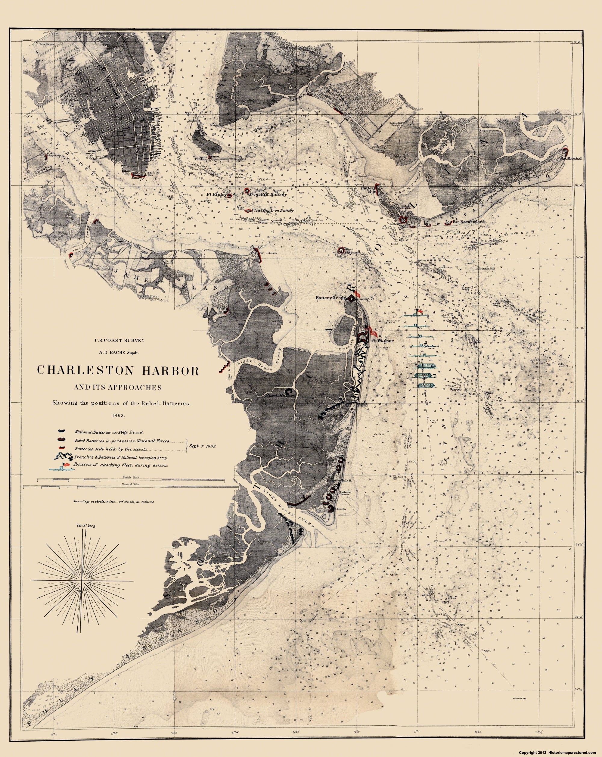 VTG Historical newest Charleston Land Survey 2