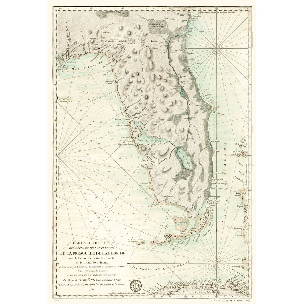 Florida Historical City Map Prints | Vintage City Maps – Maps of the Past