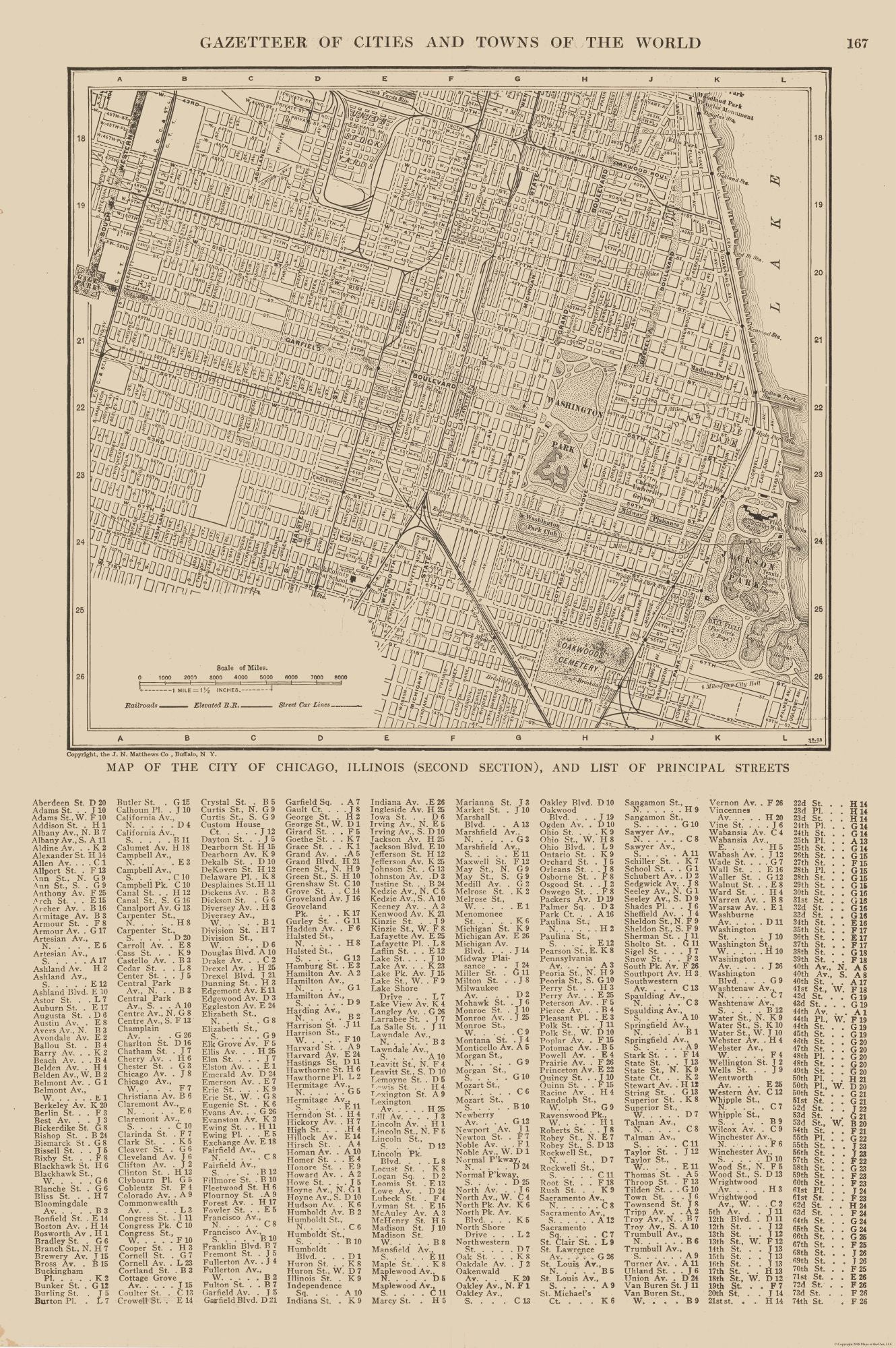 Historic City Map - Chicago  Illinois - Reynold 1921 - 23 x 34.59 - Vintage Wall Art