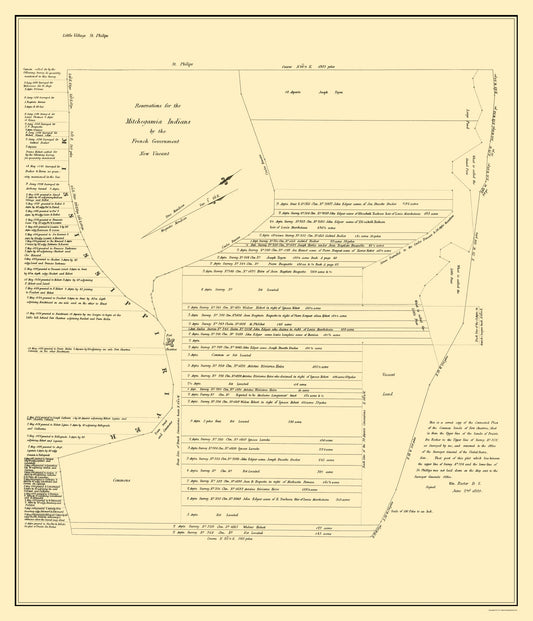 Historic City Map - Fort Chartres Illinois  - Rector 1809 - 23 x 26.80 - Vintage Wall Art