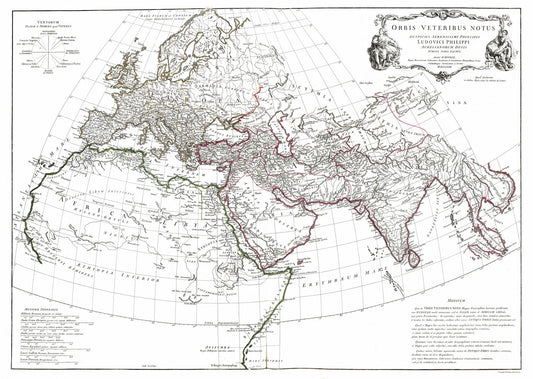 Historic Map - Europe Asia - D'Anville 1799 - 32.30 x 23 - Vintage Wall Art