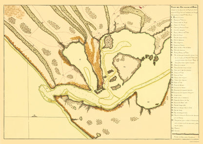 Historic Nautical Map - Rio Grande El San Pedro Brazil - Garzia 1760 - 23 x 32 - Vintage Wall Art