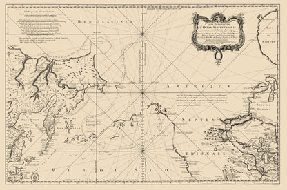 Historic Map - Canada United States Northern - Societe Royale De Loudres 1766 - 23 x 34 - Vintage Wall Art