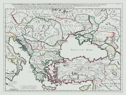 Historic Map - France Italy Macedonia Eastern Empires- De L'isle 1731 - 30.41 x 23 - Vintage Wall Art