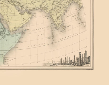 Historic Map - World Ancients - Willard 1827 - 29.46 x 23 - Vintage Wall Art