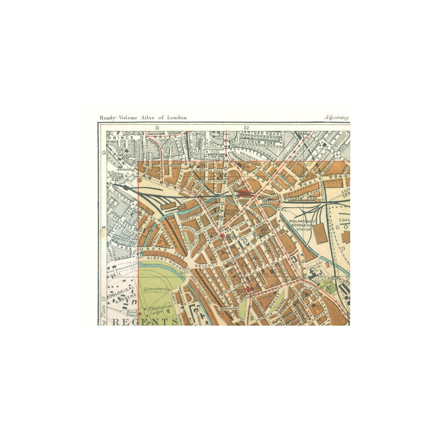 Historic Map - Islington London England - Philip 1904 - 28.12 x 23 - V ...