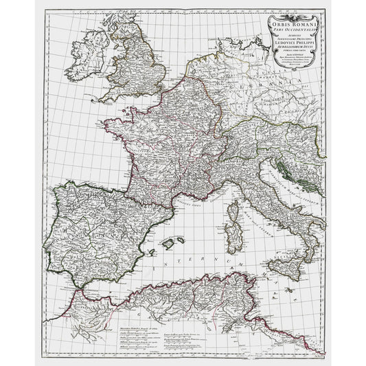 Historic Map - Europe Ancient - D'Anville 1799 - 23 x 28.37 - Vintage Wall Art