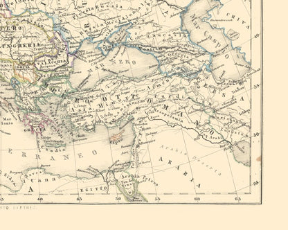 Historic Map - Europe Political Boundaries - Santini 1794 - 28.80 x 23 - Vintage Wall Art