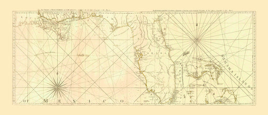 Historic Nautical Map - Nautical Map - Sayer and Bennett - 1775 - 23 x 53.32 - Vintage Wall Art