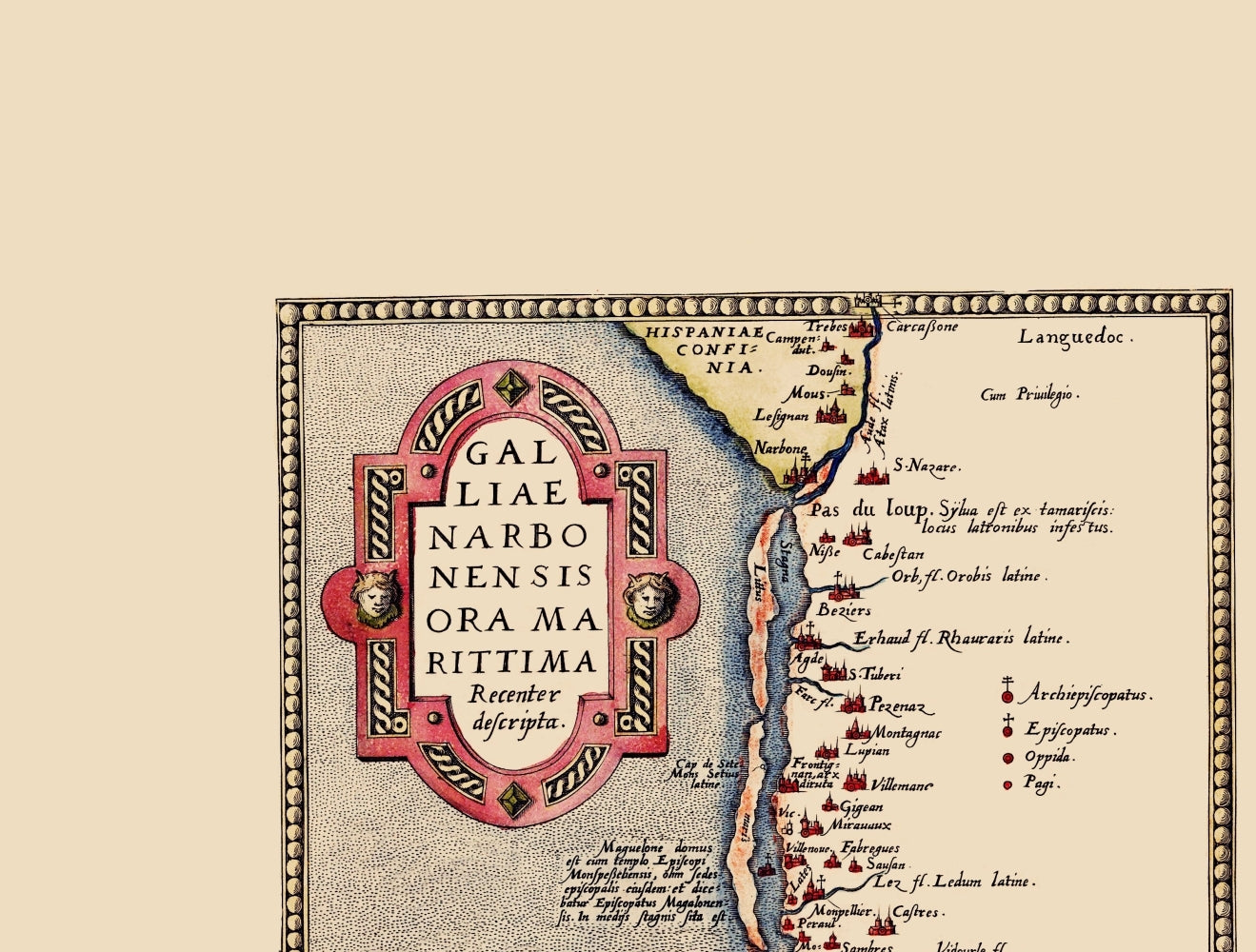 Historic Map - France Switzerland Italy - Ortelius 1574 - 23 x 30.34 - Vintage Wall Art