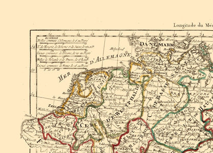 Historic Map - German Empire - Santini 1794 - 32.06 x 23 - Vintage Wall Art