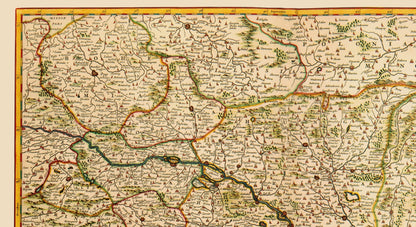 Historic Map - Hungary - Visscher 1687 - 23 x 42.09 - Vintage Wall Art