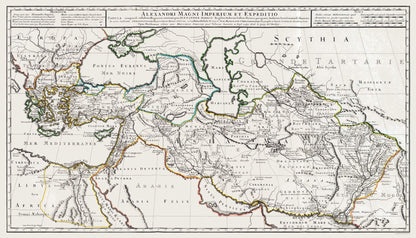 Historic Map - Asia Minor Turkey Iraq - De L'isle 1731 - 40.21 x 23 - Vintage Wall Art