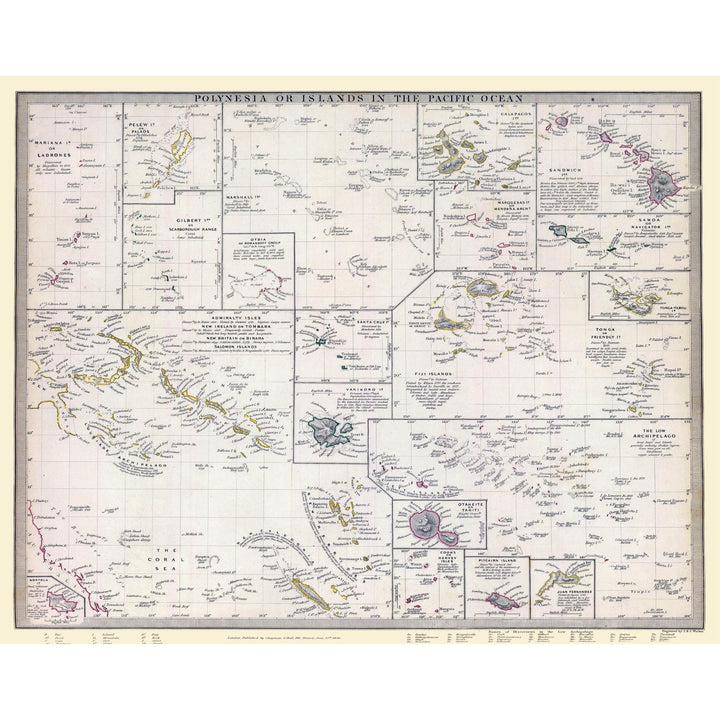 Historical International Maps - Polynesia – Maps of the Past