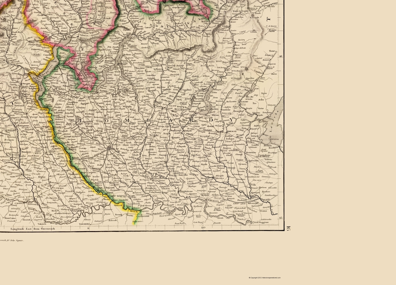 Historic Map - Switzerland - Arrowsmith 1844 - 23 x 31.95 - Vintage Wall Art