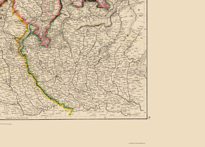 Historic Map - Switzerland - Arrowsmith 1844 - 23 x 31.95 - Vintage Wall Art