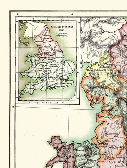 Historic Map - England Wales - Poole 1902 - 23 x 30.49 - Vintage Wall Art