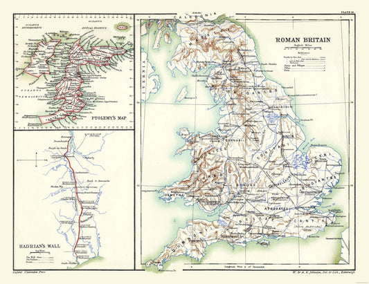 Historic Map - Roman Britain - Poole 1902 - 29.85 x 23 - Vintage Wall Art