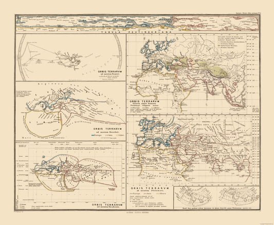 Historic Map - World Ancients - Perthes - 27.94 x 23 - Vintage Wall Art