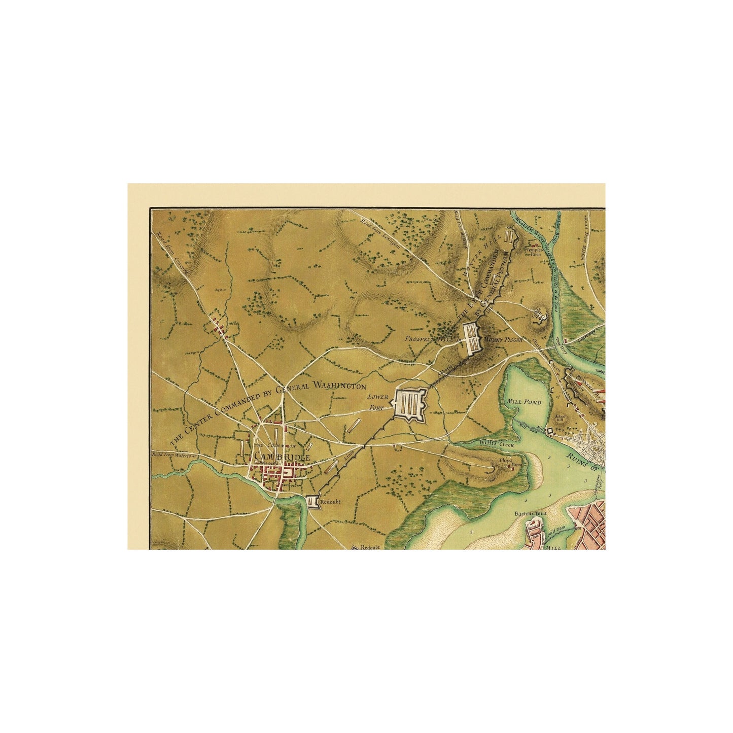 Historic City Map - Boston Massachusetts - Page  1776 - 30 x 23 - Vintage Wall Art