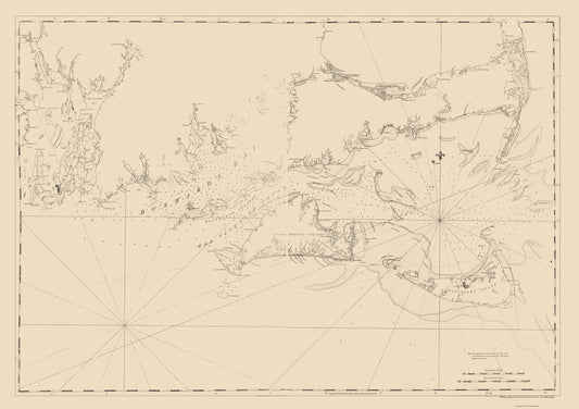 Historic Nautical Map - Cape Cod Narragansett Bay - Des Barres 1779 - 23 x 32.61 - Vintage Wall Art