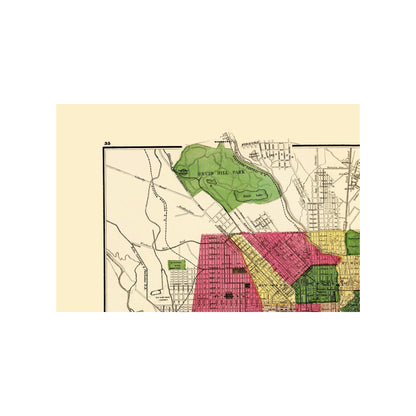 Historic City Map - Baltimore Maryland - Stedman 1873 - 23 x 33.59 - Vintage Wall Art