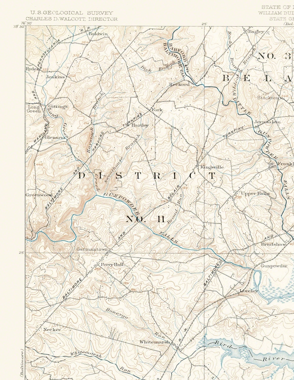 Antique Upper Marlboro, Maryland 1957 US Geological Survey Topographic Map – Prince Georges County, Forestville, Westphalia, Mellwood, 2024 MD