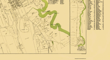 Historic City Map - Bar Harbor Maine - Summer Residents Assoc 1904 - 41.75 x 23 - Vintage Wall Art