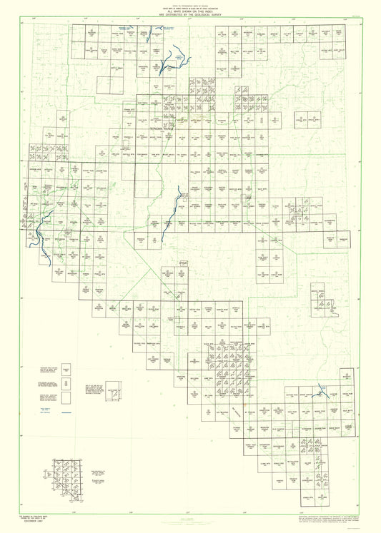 Historic State Map - Nevada - USGS 1967 - 23 x 32.24 - Vintage Wall Art