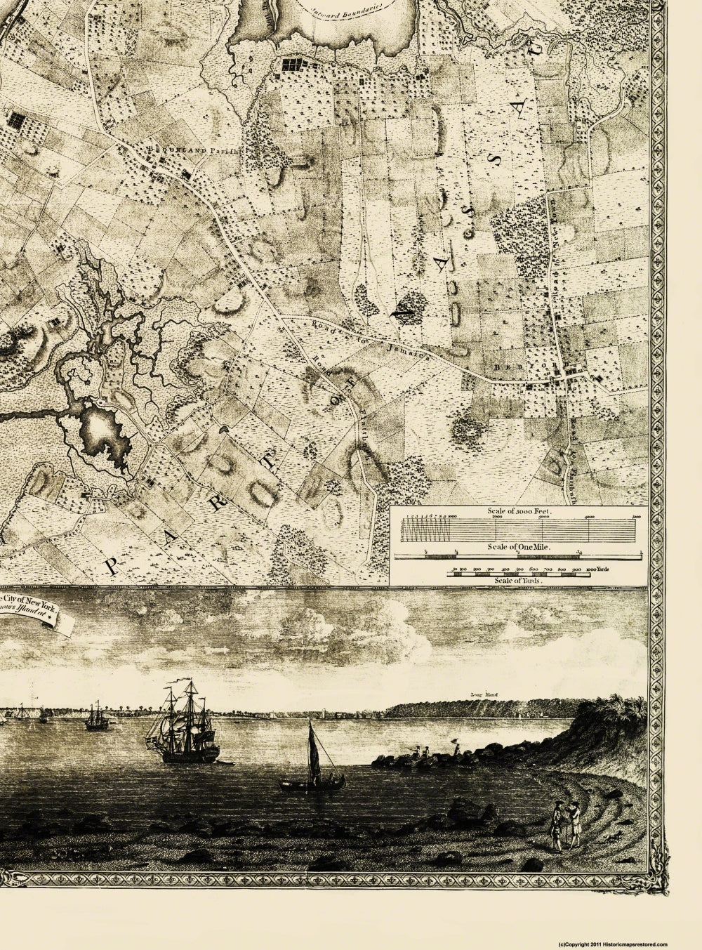 Historic City Map - New York New York - Jefferys 1776 - 23 x 31.13 - Vintage Wall Art