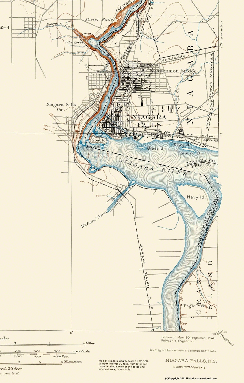 Antique Niagara County, New York 1941 Historical Atlas 2024 Map – Niagara Falls, Lockport, Ransomville, North Tonawanda, Olcott, Youngstown, NY