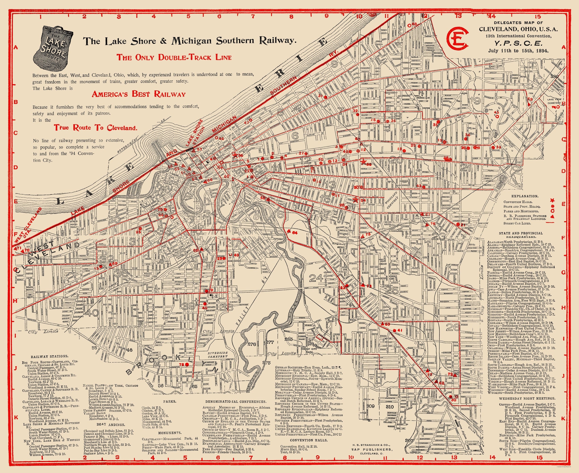 Antique 1893 railroad map of offers Ohio Linen back excellent condition 27 x 26 in