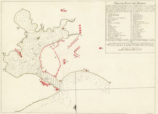 Historic Map - Havanna Port Cuba - 1783 - 23 x 31.91 - Vintage Wall Art