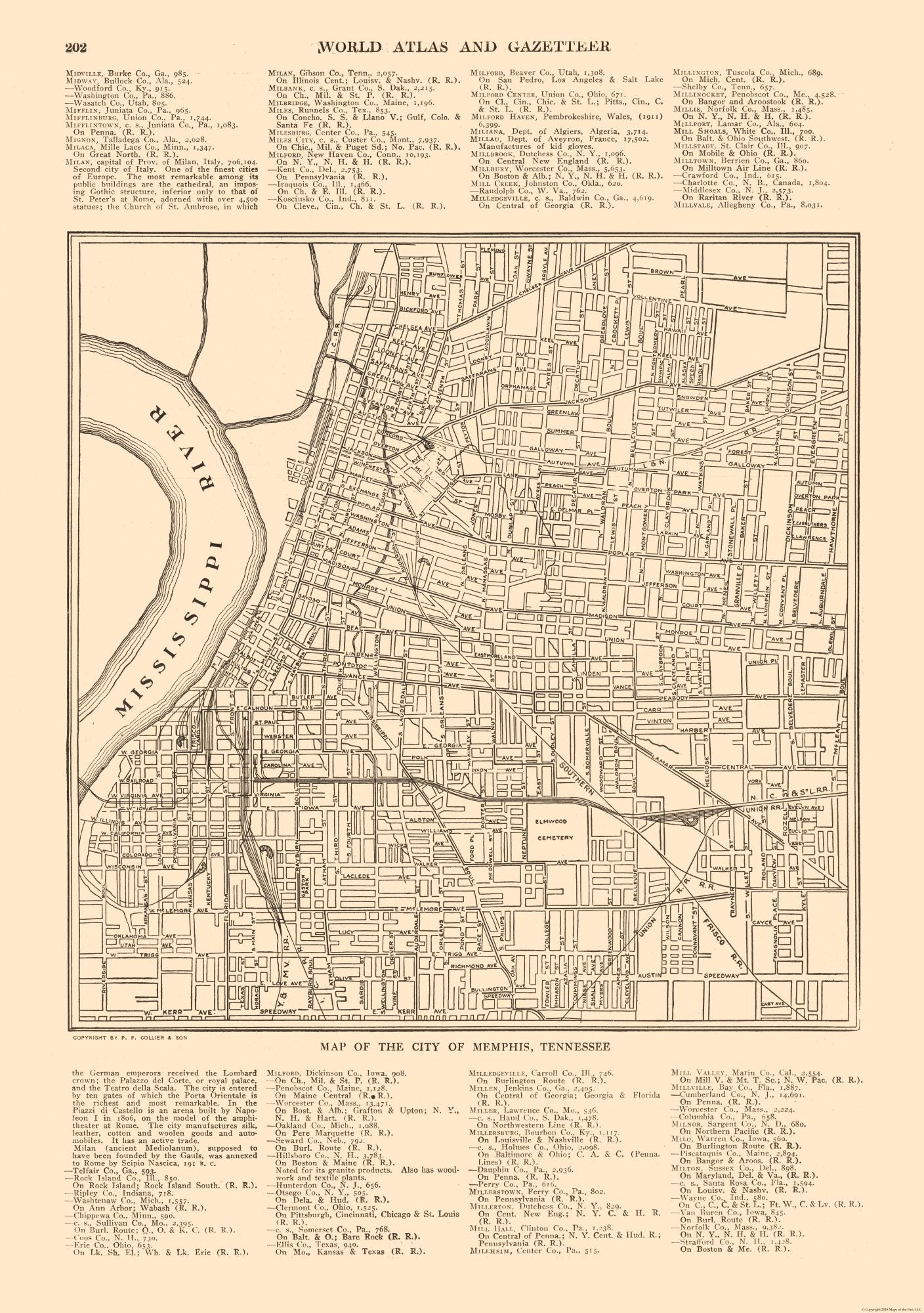 Historic City Map - Memphis Tennessee - Reynold 1921 - 23 x 32.67 - Vi ...