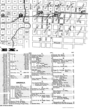 Historic City Map - Austin Texas - Sanborn 1894 - 23 x 25.98 - Vintage Wall Art