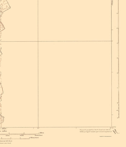 Topographical Map - Blum Texas Quad - USGS 1889 - 23 x 26.95 - Vintage Wall Art