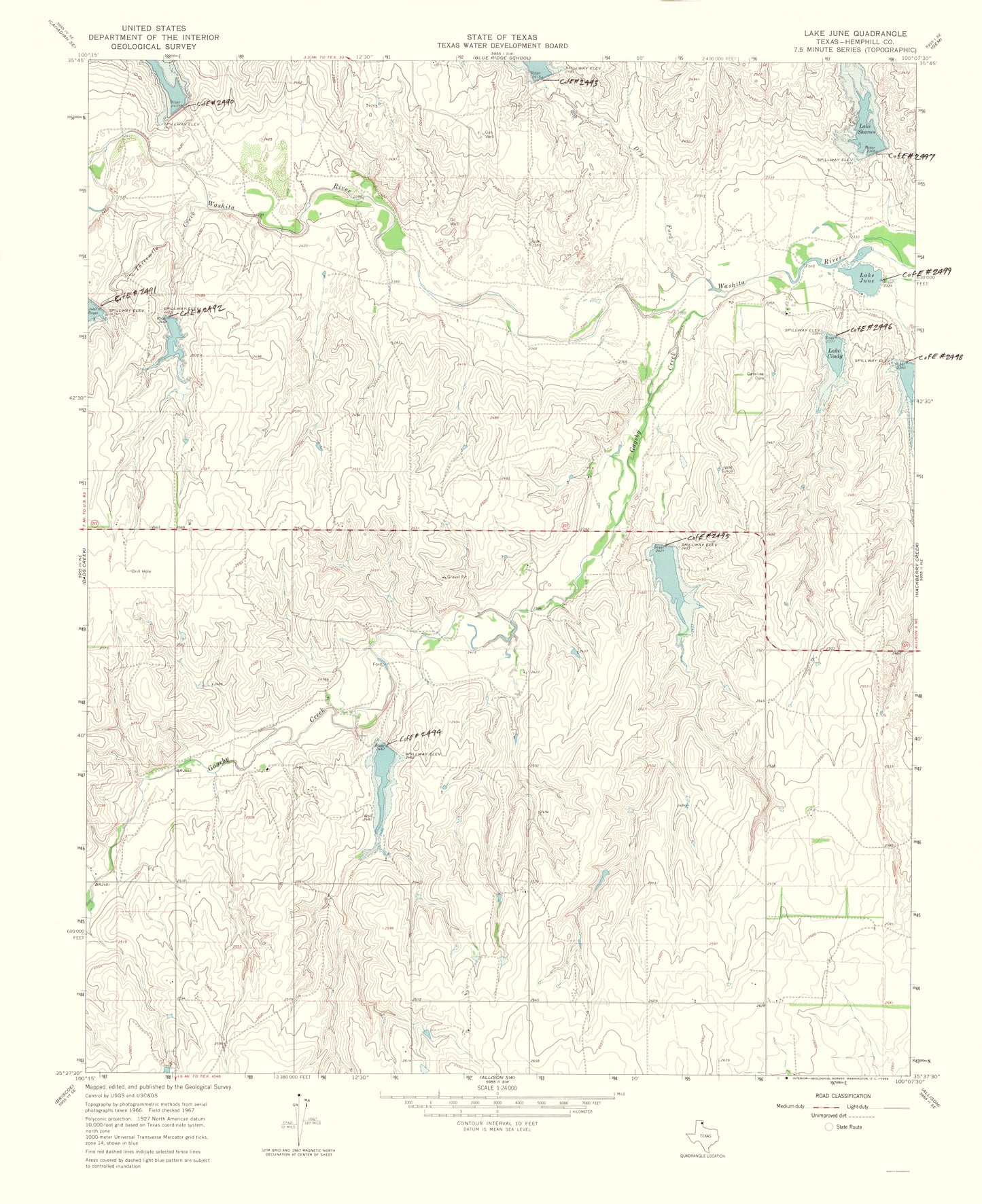 Topographical Map - Lake June Texas Quad - USGS 1969 - 23 x 28.20 - Vintage Wall Art