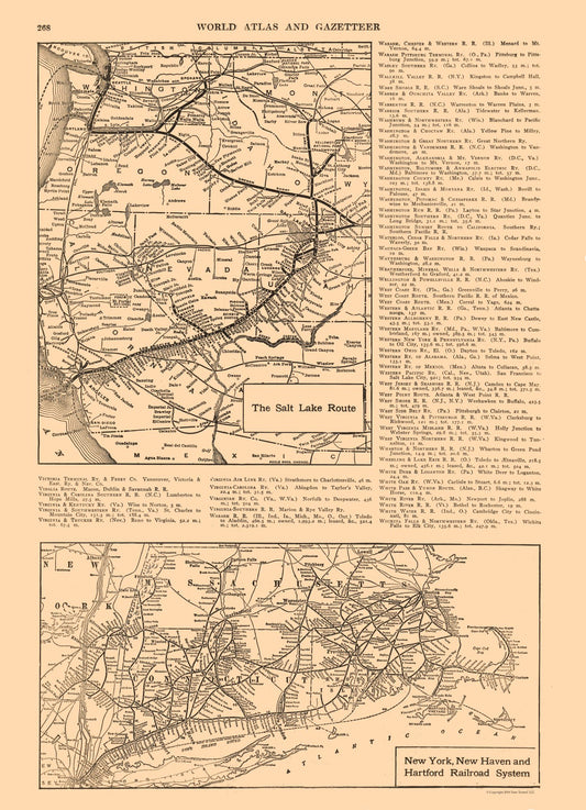 Old Railroad Maps - Connecticut – Maps of the Past