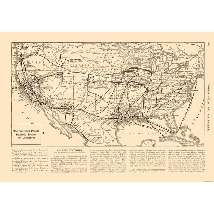 First Rail Map Old Railroad Maps - North America – Maps of the Past