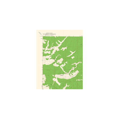 Dead Ridge Topographical Map - Death Ridge Utah Quad - USGS 1964 - 23 x 29.39 - V ...