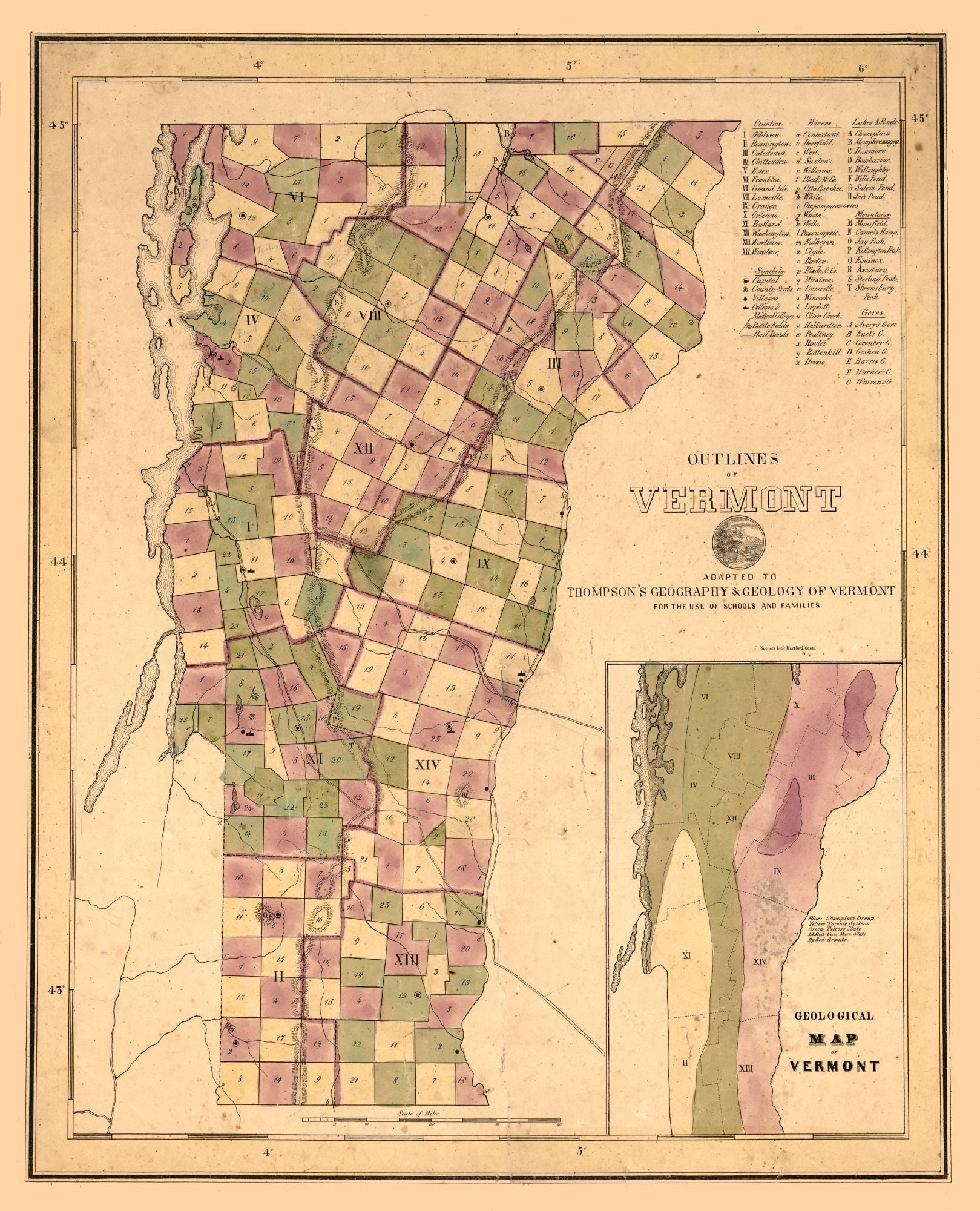 Old Mining Maps - Vermont – Maps Of The Past