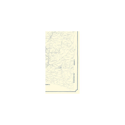 Historic County Map - Brooke County West Virginia - Palmer 1912 - 23 x 42.07 - Vintage Wall Art